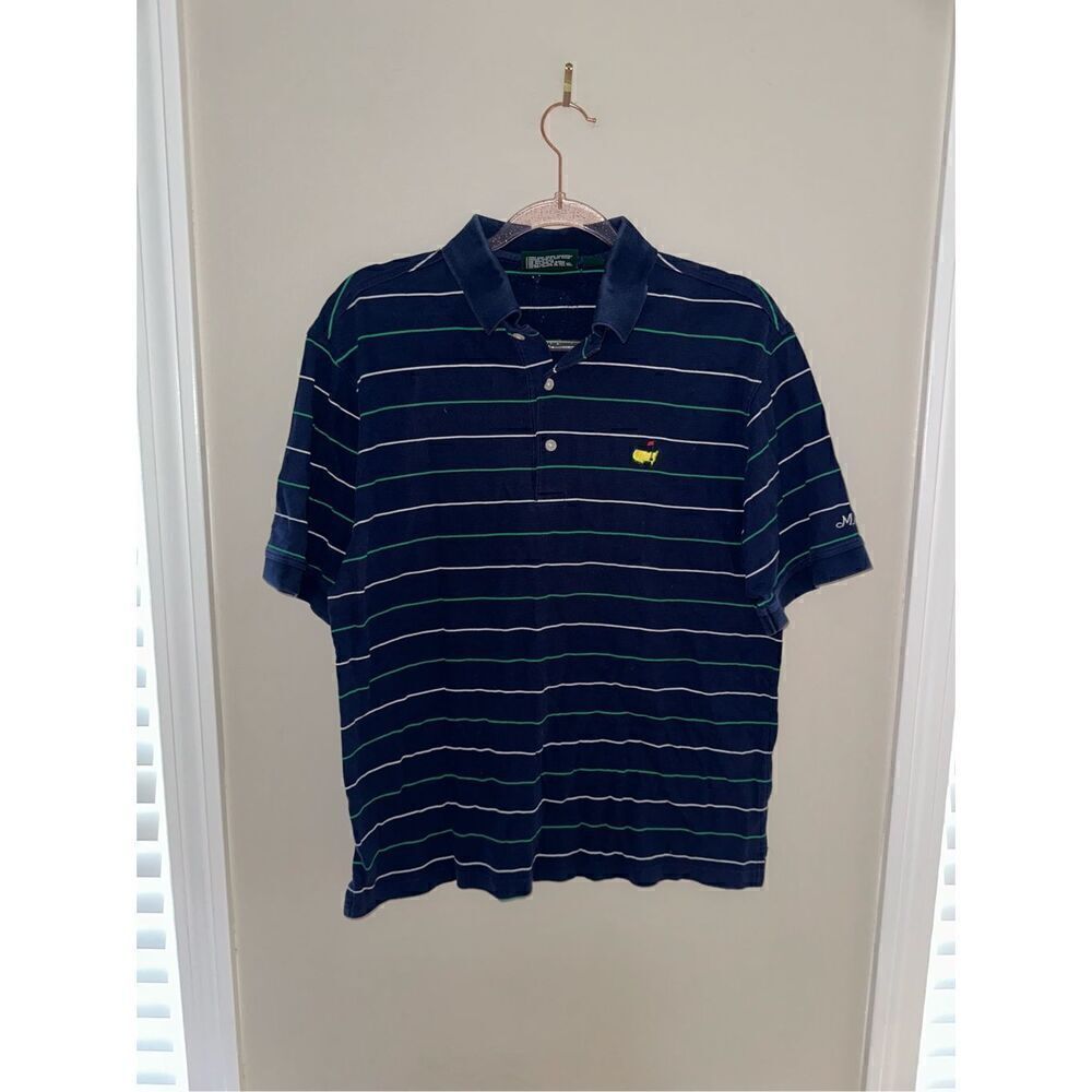 Masters Logo Golf Polo Shirt Augusta National Shop Golf Men's Size Medium Vintag